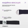 вартість на ремень для йоги EasyFit с петлей (чорний)