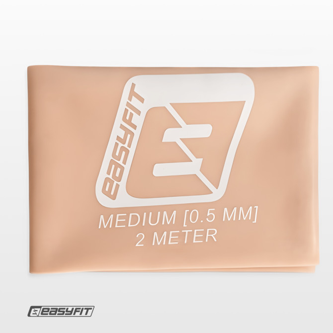 купити стрічка для пілатесу EasyFit EPP 0.5 мм персикова