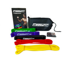 Резиновые петли EasyFit: набор 1-65 кг (5 шт)