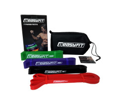 Резиновые петли EasyFit: набор 2-65 кг (4 шт)