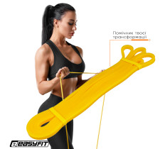 Резиновая петля EasyFit 1-6 кг Желтая