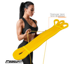 Гумова петля EasyFit 1-6 кг жовта