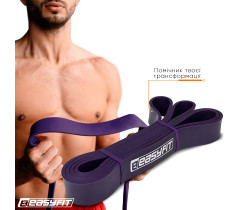 Гумова петля EasyFit 15-45 кг Фіолетова