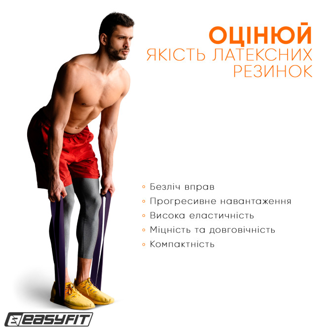 выгодная стоимость резиновой петли EasyFit 15-45 кг