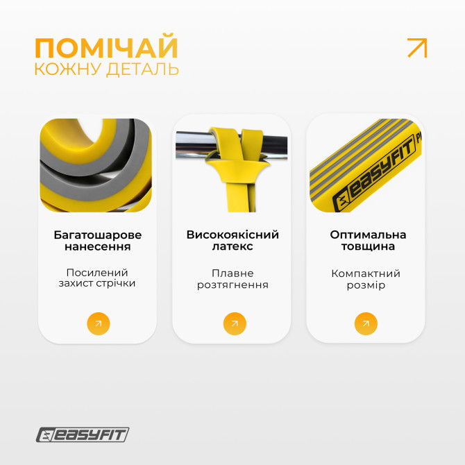 цена на резинка для подтягиваний EasyFit Premium 16-32 кг