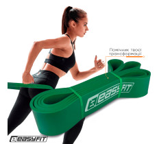 Резиновая петля EasyFit 19-65 кг Зеленая