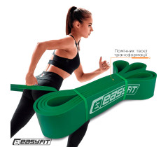 Гумова петля EasyFit 19-65 кг Зелена