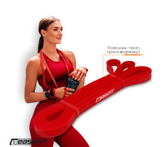 Гумова петля EasyFit 2-15 кг червона