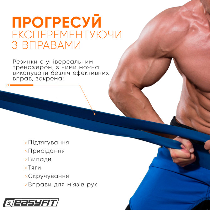 Цена на резиновую петлю EasyFit 50-110 кг