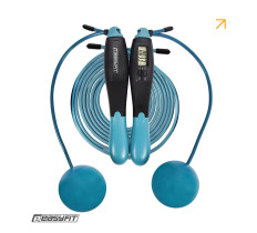 Скакалка для бокса EasyFit TwinRope 2,8 м черный-зеленый