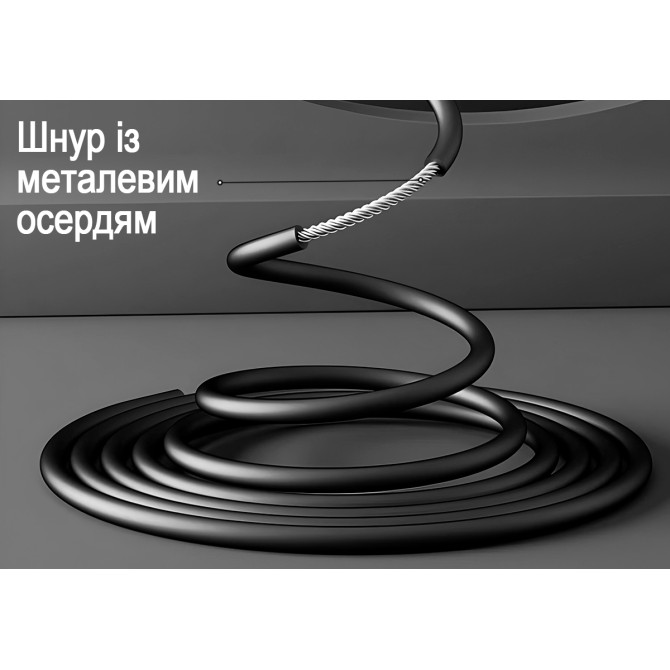 цена на скакалку со счетчиком EasyFit черно-серую