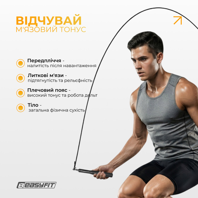 выгодная стоимость на скоростная скакалка EasyFit Aluminium черная