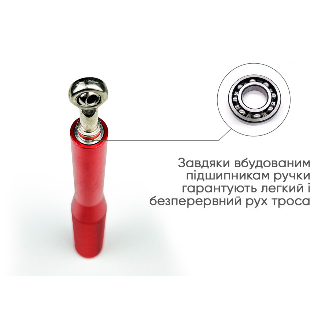 оптовая цена скоростная скакалка EasyFit Aluminium  красная