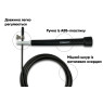 Купить скоростную скакалку EasyFit Speed Cable Rope 3 м со стальным тросом черную