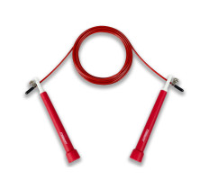 Скоростная скакалка EasyFit Speed Cable Rope 3 м для бокса красная