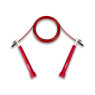 Скоростная скакалка EasyFit Speed Cable Rope 3 м со стальным тросом красная