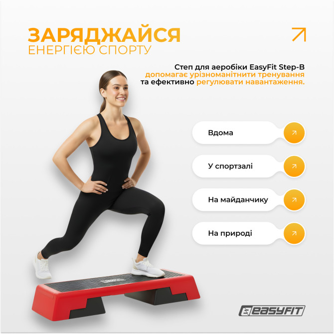 опт степ для аэробики 3-ступенчатый EasyFit