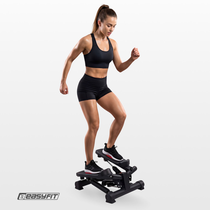 купити степер поворотний EasyFit Pace-В з еспандерами