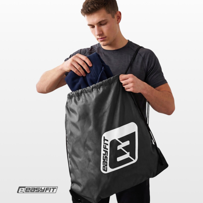купить оптом спортивная рюкзак мешок на завязках EasyFit 56х44 см