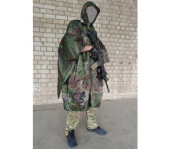 Тактичний дощовик-пончо EasyFit RainC (військовий плащ ЗСУ) woodland