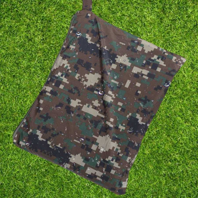Тактический дождевик-пончо EasyFit RainC (военный плащ ВСУ) камуфляж marpat