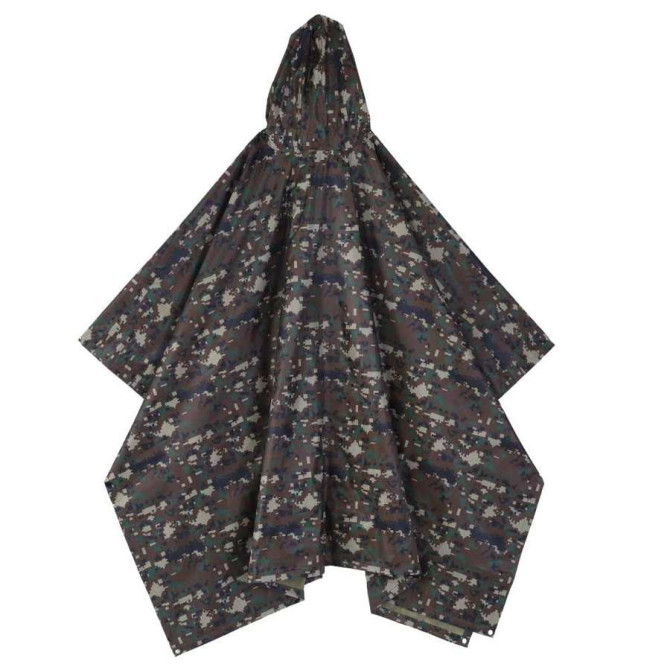 Тактический дождевик-пончо EasyFit RainC (военный плащ ВСУ) камуфляж marpat