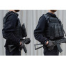 Плитоноска Pantsyr-2 (тактический военный жилет, бронежилет MOLLE) Черный