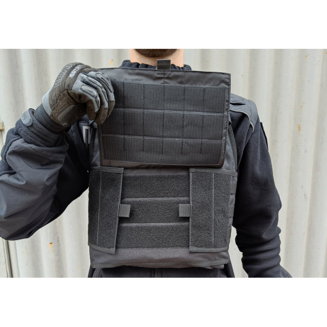 Плитоноска Pantsyr-2 (тактический военный жилет, бронежилет MOLLE) Черный