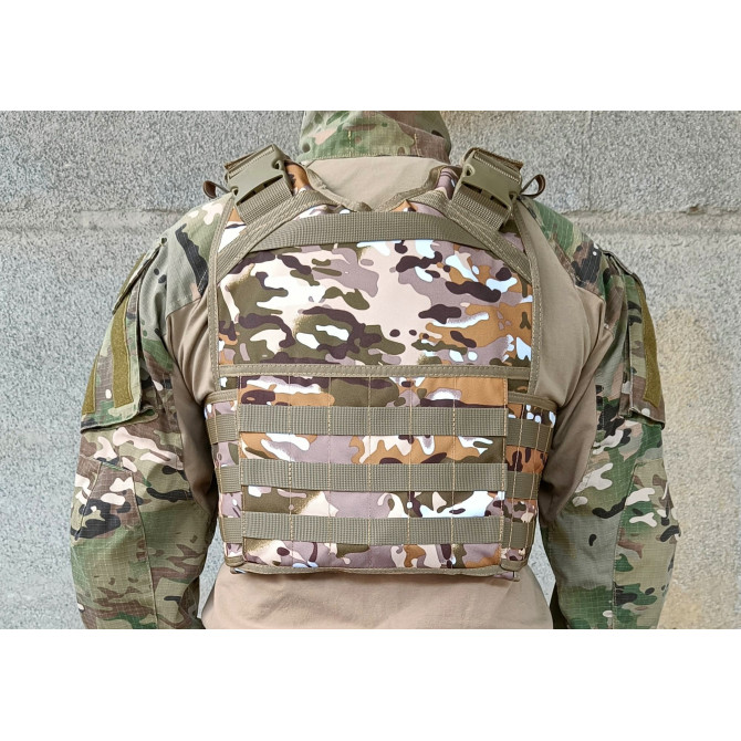 Плитоноска Pantsyr-2 (тактический военный жилет, бронежилет MOLLE) Multicam Arid