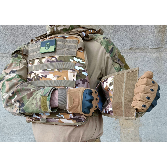 Плитоноска Pantsyr-2 (тактический военный жилет, бронежилет MOLLE) Multicam Arid
