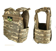 Плитоноска Pantsyr-2 (тактический военный жилет, бронежилет MOLLE) пиксель ВСУ MM-14