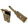 Подсумок под магазин АК/РПК одинарный открытый Multicam Arid степной (MOLLE, подсумок на разгрузку, жилет, РПС)