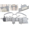 Подсумок под магазин АК/РПК одинарный открытый черный (MOLLE, подсумок на разгрузку, жилет, РПС)