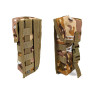 Подсумок под два магазина АК одинарный закрытый Multicam Arid (MOLLE, подсумок на разгрузку, жилет, РПС)