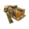Подсумок под два магазина АК одинарный закрытый Multicam Arid (MOLLE, подсумок на разгрузку, жилет, РПС)