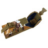 Подсумок под два магазина АК одинарный закрытый Multicam Arid (MOLLE, подсумок на разгрузку, жилет, РПС)