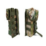 Подсумок под два магазина АК одинарный закрытый мультикам (MOLLE, подсумок на разгрузку, жилет, РПС)