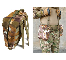 Подсумок аптечка тактическая MOLLE Multicam Arid для РПС, разгрузки или жилета