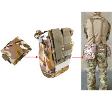 Подсумок для сброса магазинов мультикам степной Multicam Arid (MOLLE, на тактический пояс, разгрузку, РПС)