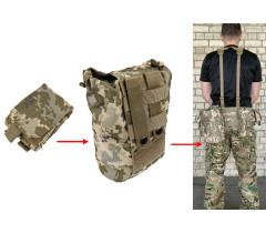 Підсумок для скидання магазинів піксель ЗСУ MM-14 (MOLLE, на тактичний пояс, розвантаження, РПС)