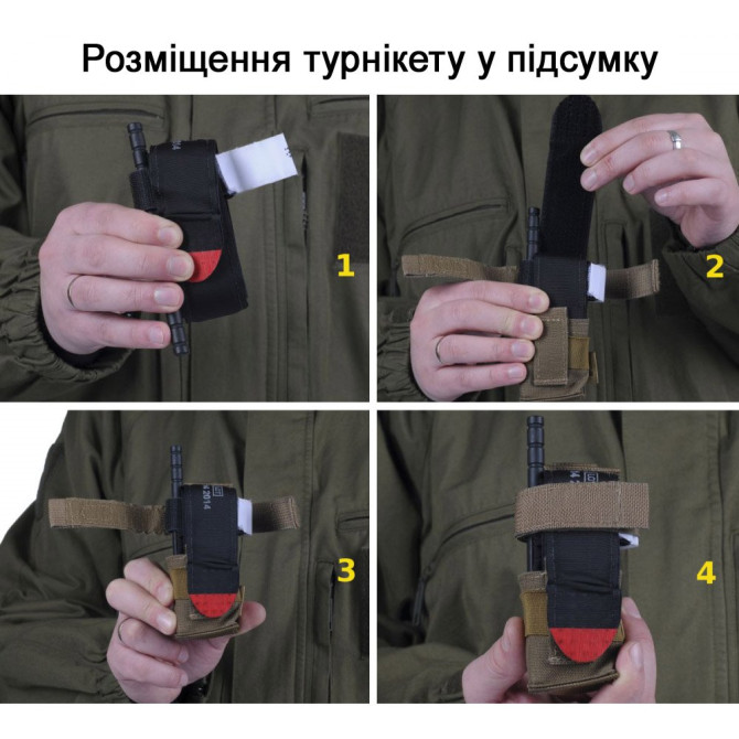 Подсумок под турникет мультикам степной Multicam Arid (MOLLE, CAT, подсумок на разгрузку, жилет, РПС)