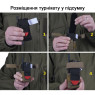 Подсумок под турникет мультикам степной Multicam Arid (MOLLE, CAT, подсумок на разгрузку, жилет, РПС)