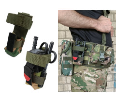 Подсумок под турникет мультикам (MOLLE, CAT, подсумок на разгрузку, жилет, РПС)