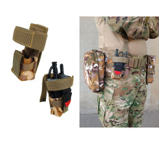 Подсумок под турникет мультикам степной Multicam Arid (MOLLE, CAT, подсумок на разгрузку, жилет, РПС)