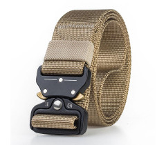 Ремень тактический военный Assault Belt с пряжкой Кобра койот