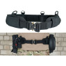 Разгрузочный тактический пояс РПС с креплением MOLLE черный (варбелт, warbelt)