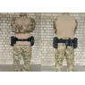 Разгрузочный тактический пояс РПС с креплением MOLLE черный (варбелт, warbelt)
