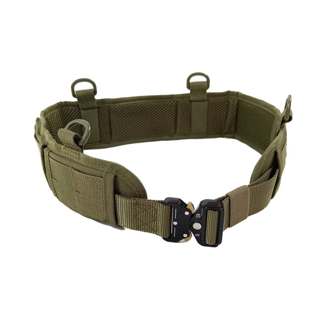 Разгрузочный тактический пояс РПС с креплением MOLLE олива (варбелт, warbelt)