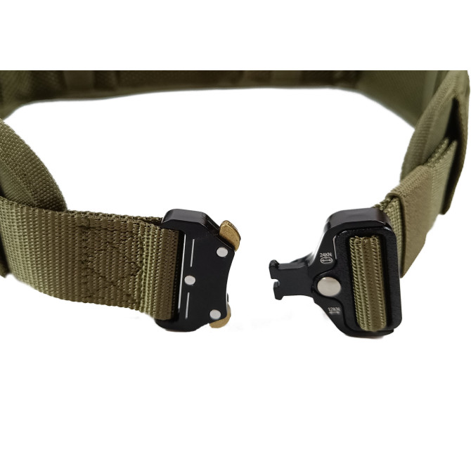 Разгрузочный тактический пояс РПС с креплением MOLLE олива (варбелт, warbelt)