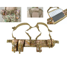 Разгрузочный пояс тактический (РПС) с комплектом подсумков (5 шт) Palianytsia Advanced Multicam Arid степной